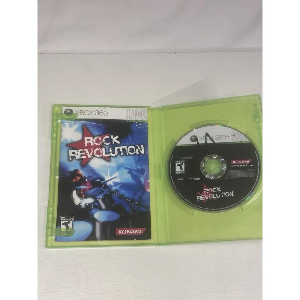 Rock Revolution Microsoft Xbox 360 Complete With Manual